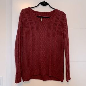 Maroon Sweater - Maternity